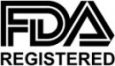 FDA Registered Logo White